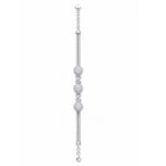 Elegant Heart Charm Silver Bracelet new