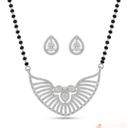 Elegant Wing Design Mangal Sutra Set