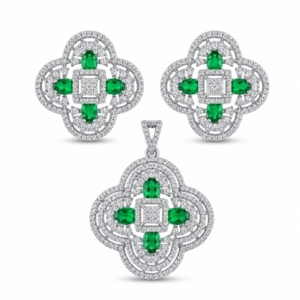 Emerald Royale Designer Necklace Set