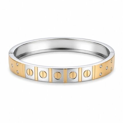 Luxury Dual Tone Studded Ladies Kada