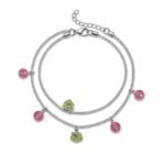Multicolor Charm Double Layer Ladies Payal