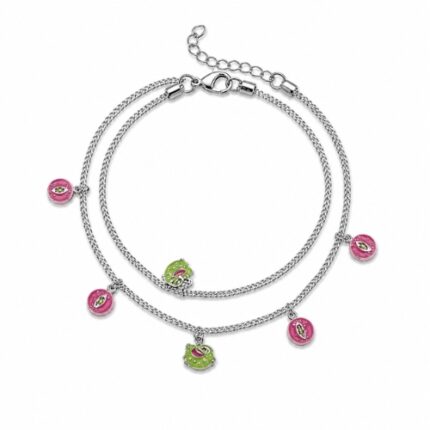 Multicolor Charm Double Layer Ladies Payal