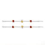Red Heart Charm Ladies Payal Anklet