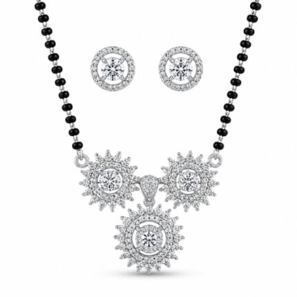Sunburst Diamond Style Mangal Sutra Set