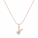 925 rose gold pendant with chain 4/370 gram
