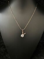 925 rose gold pendant with chain 4/370 gram