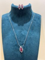 Ladies Pendant Set with Chain - Image 2