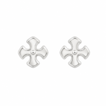 Silver Classic Stud Earrings
