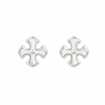 Silver Classic Stud Earrings