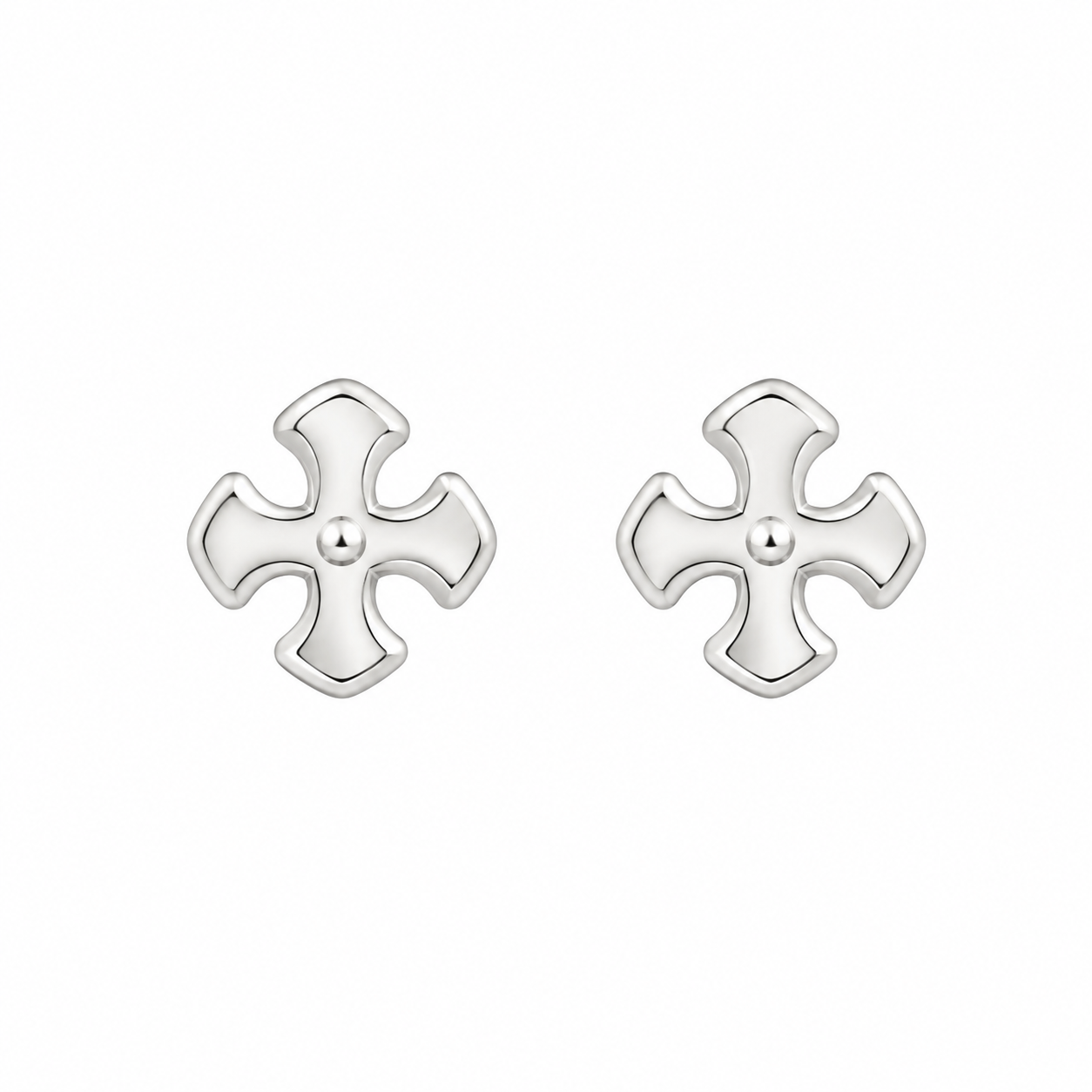 Silver Classic Stud Earrings Silver Classic Stud Earrings