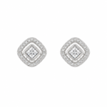Silver Designer Stud Earrings for Women