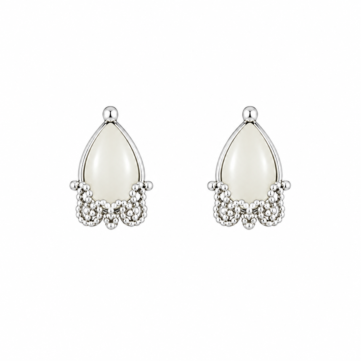Silver Elegant Designer Earrings Silver Designer Earrings