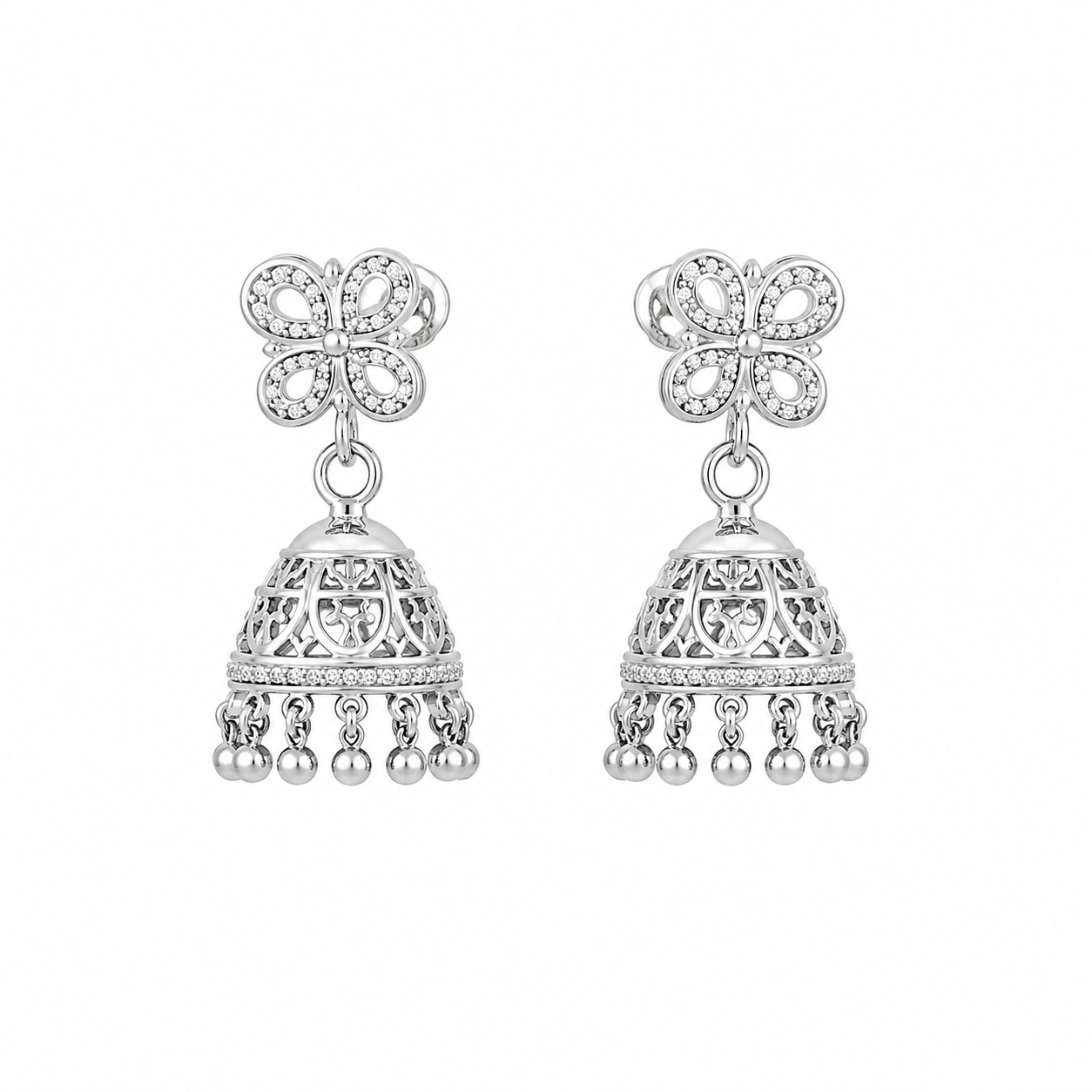 Silver Premium Designer Earrings Silver Designer Earrings