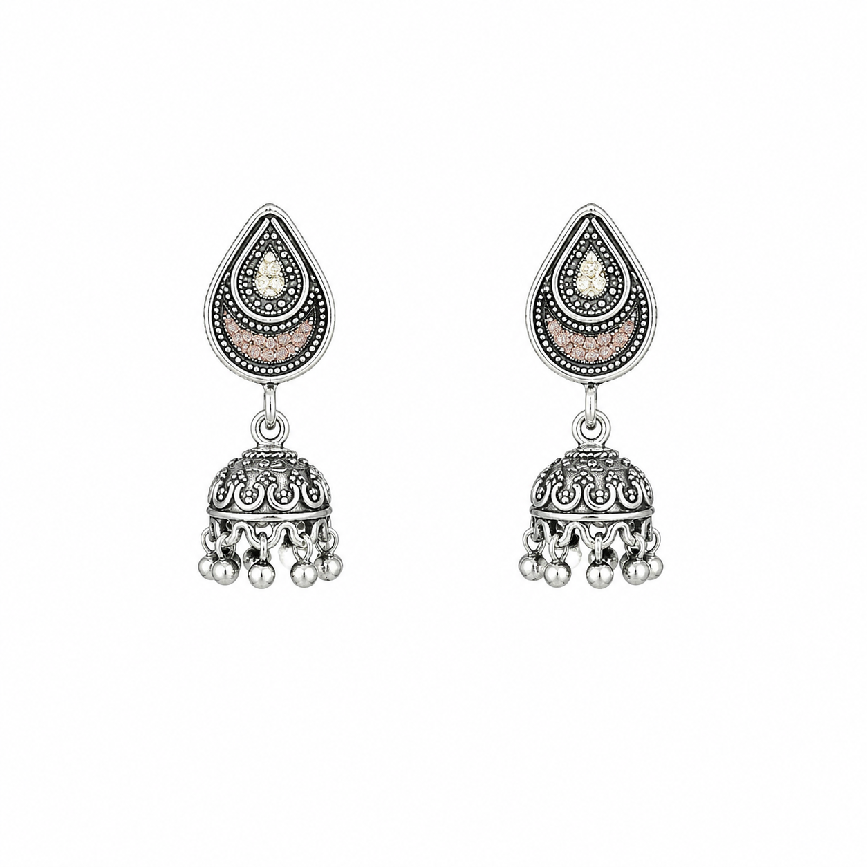 Silver Square CZ Stud Earrings for Women Silver Square CZ Stud Earrings