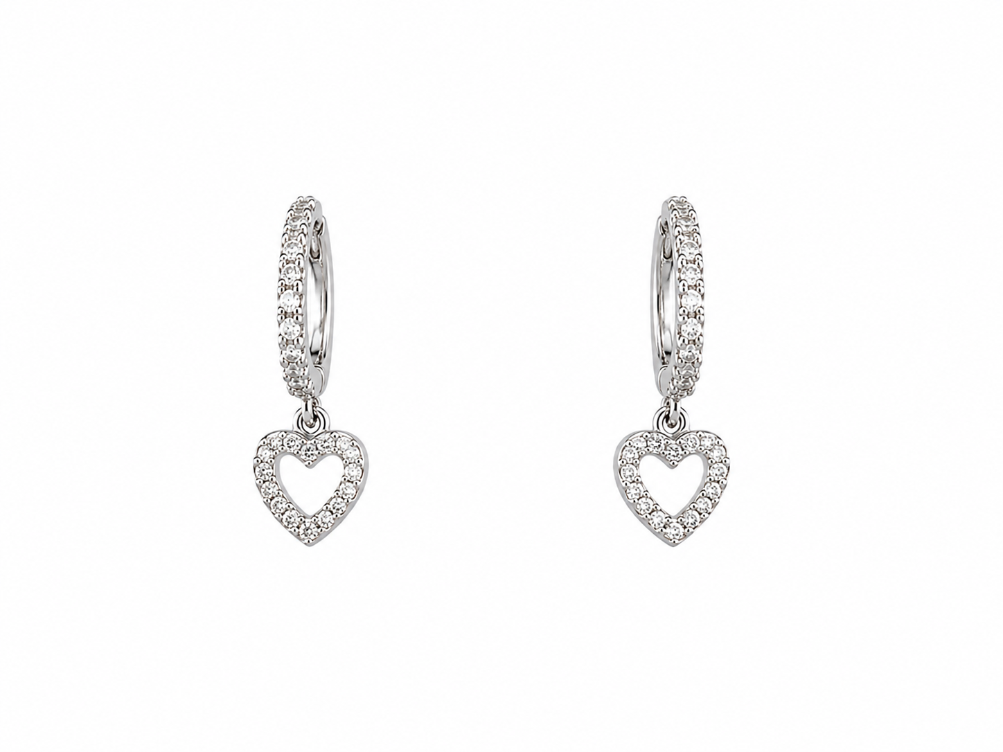 Silver Square Stud Earrings for Women Silver Square Stud Earrings